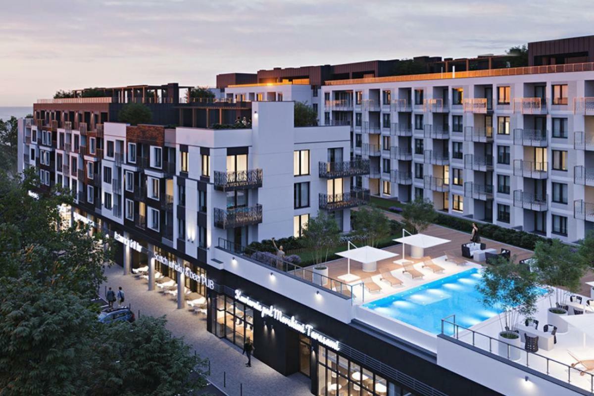 Apartament Z Wellness Nadmorskie Tarasy 코워브제크 외부 사진